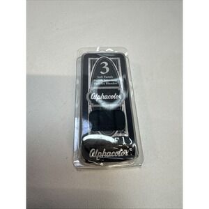 Quartet Alphacolor Soft Pastels, Charcoal, 3 Pastels per Pack (105C)